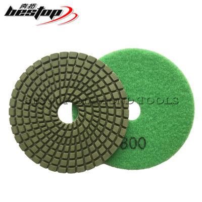 D100mm Wet Granite Marble Diamond Polishing Pad Set