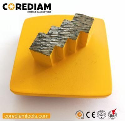 Hard Bond Redi Lock Grinding Plate for Soft Concrete