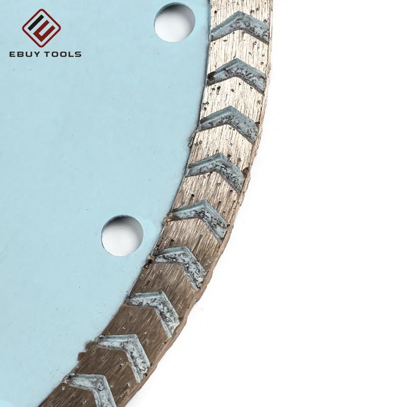 115mm Hot Press Turbo Diamond Saw Blade for Cutting Porcelain
