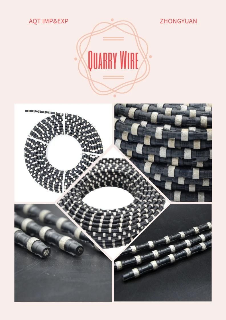 Wire Saw Stone Diamond Wire Saw for Cutting Stone Reinforced Concrete