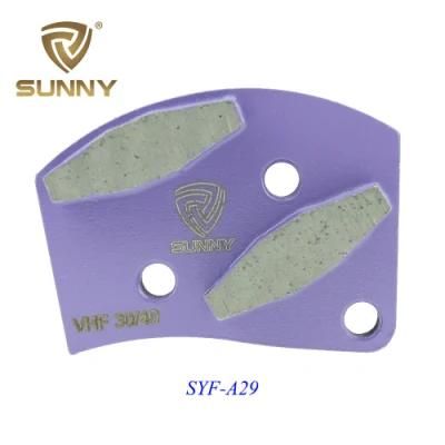 Syf-A29 Double Rhombus Trapezoid Concrete Diamond Grinding Disc