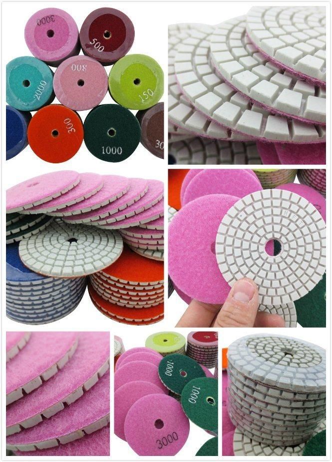 Concrete Wet Polishing Diamond Polishing Pads