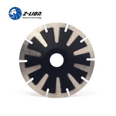 5&quot; T-Segmented Curved Concave Blade Diamond Blade for Cutting Granite Stone