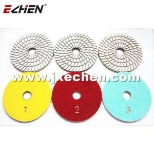 Three Steps White Stone Polishing Pads 100mm