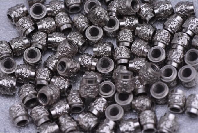 44beads Premium Quality 10.5mm Vacuum Brazed Diamond Wire Iron Cutting