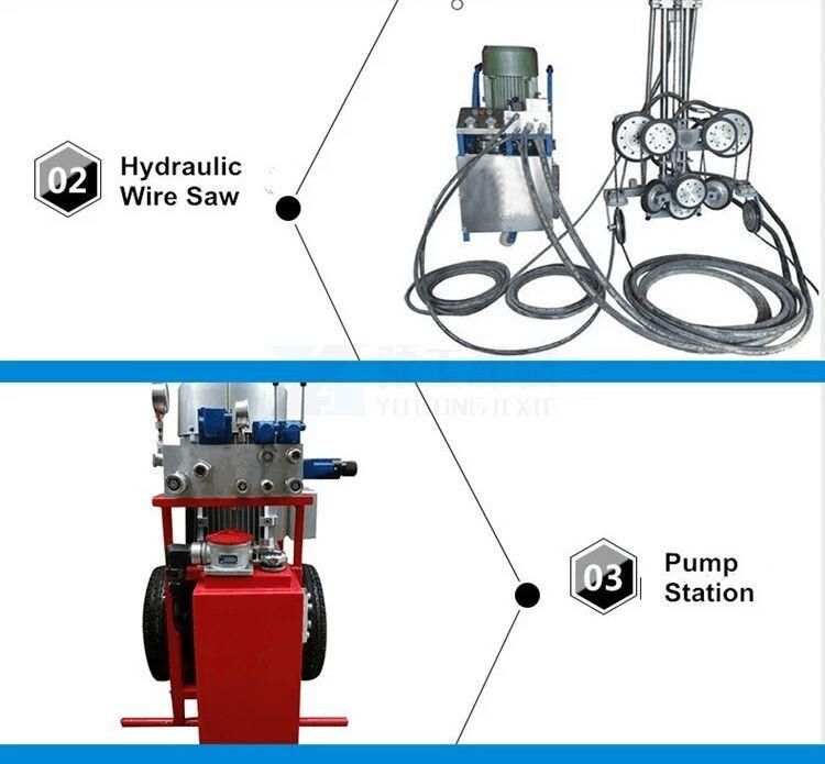 Diamond Wire Saw Electric Stone Block Profiling Cutter