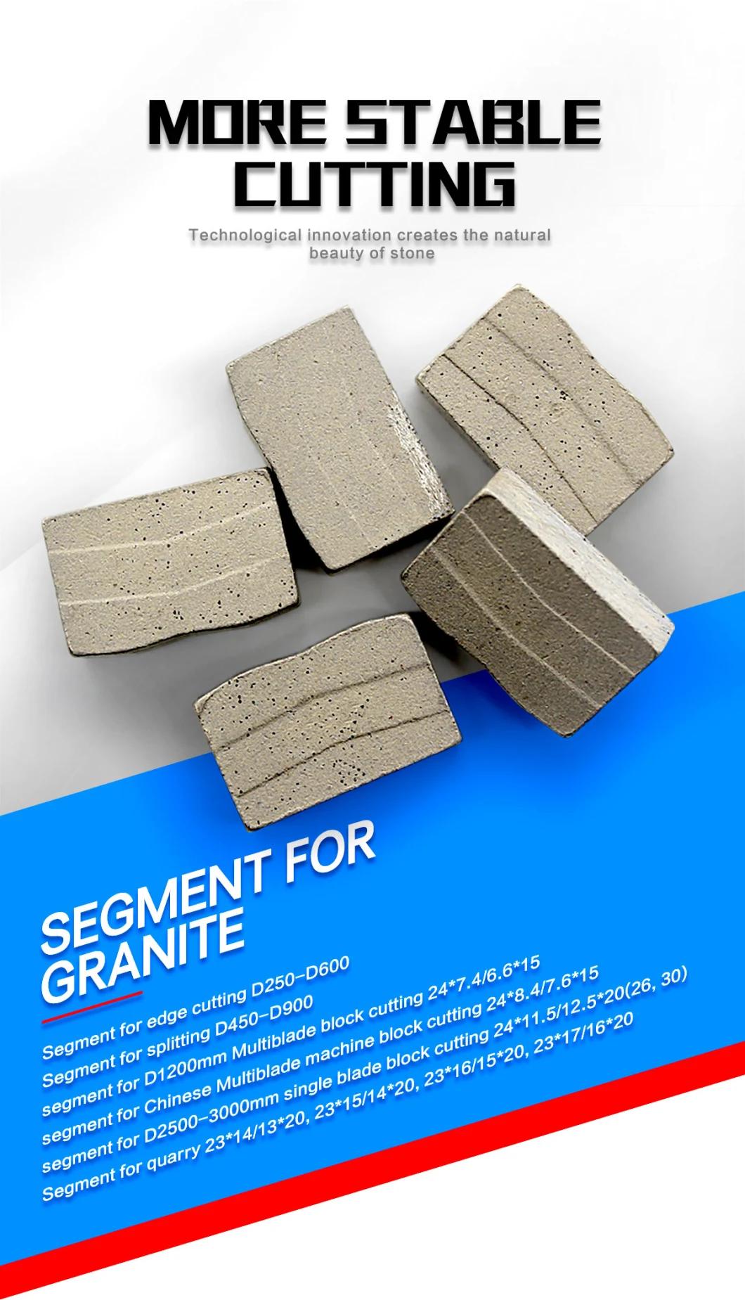 China Manufacturer Resonable Price Diamond Segment for Granite Cutting with Good Cutting Performance