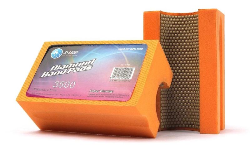 Resin Polishing Hand Pad Abrasive Sanding Block for Stone Tile Glass Polish