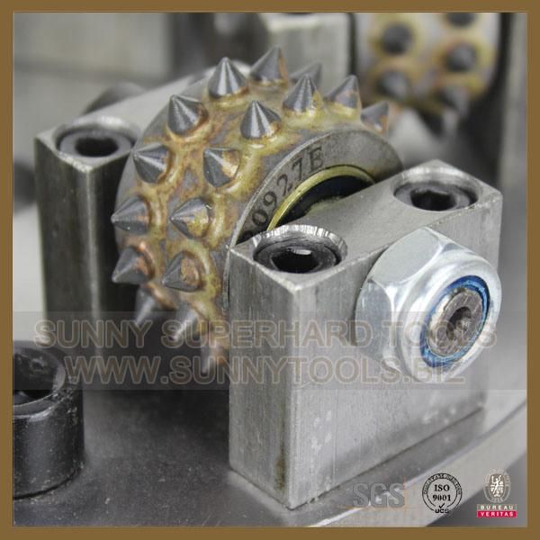 10′′ Bush Hammer Roller Plate Diamond Tools for Grinding Machine