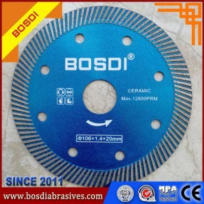 Cutting Usage Flat Wheel/Disc/Disk, Ceramic/Stone Cutting, Cutting Wheel/Disc/Disk, 106X1.4X8X20mm