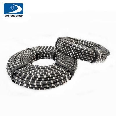 11.4/12.4 mm High Efficiency Diamond Wire for Granite and Marble Quarry Cutting