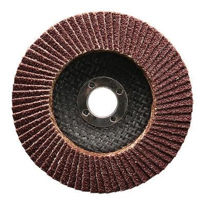 Danyang Factory Hot Sales Abrasive Flap Disc Disk Aluminum Oxide Sanding with Angle Grinder