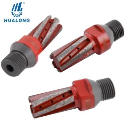 Masonry Wet Core Segmented Diamond Finger Drill Bits for Granite Stone CNC Machine