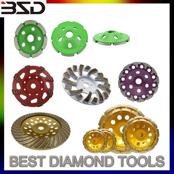 250mmx20t for Grinding Concrete Stones Floor Grinding Head Brazing Diamond Grinding Wheel