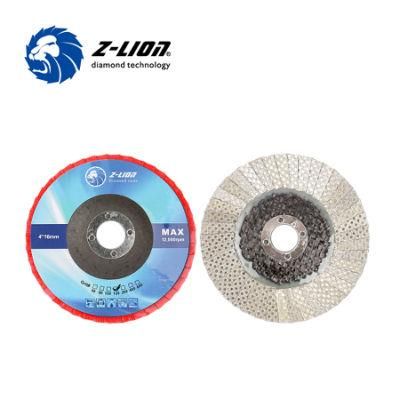 Electroplated Diamond Flap Disc for Stone Concrete Glass Ceramic Steel Grinding