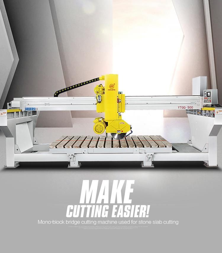 Ytqq-500 Wanlong Automatic Stone Cutting Machine Bridge Saw