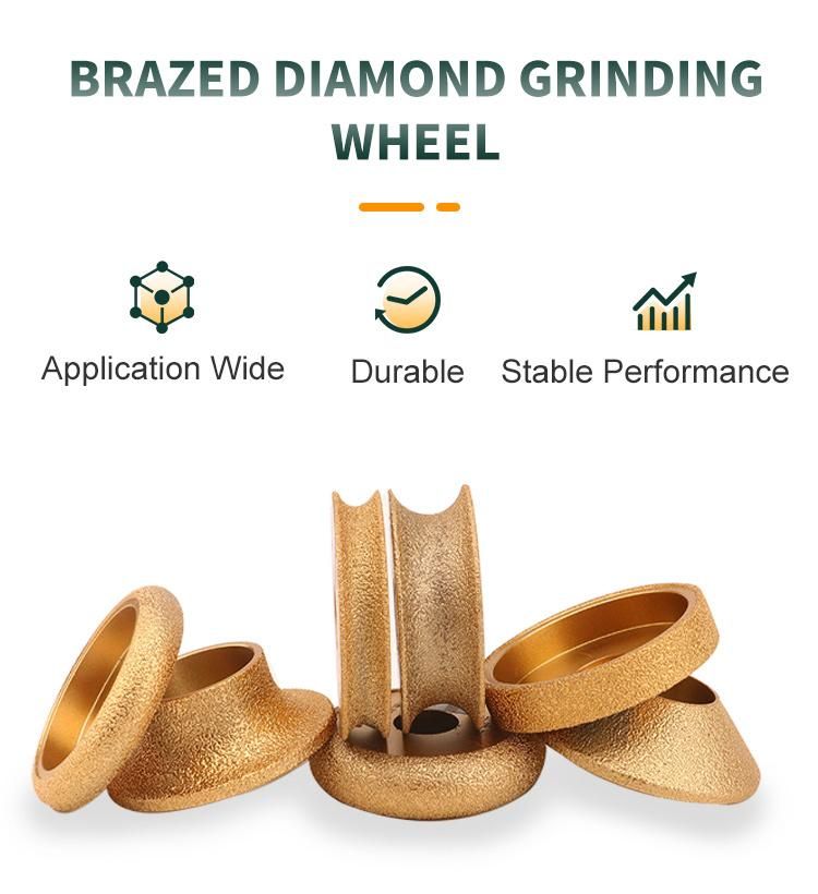 Customize Brazed Bond Diamond Grinding Wheel