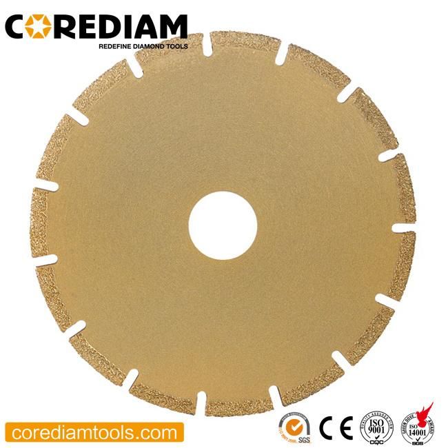 Vacuum Brazed Diamond Saw Blade for Granite and Marble/Diamond Tool/Cutting Disc