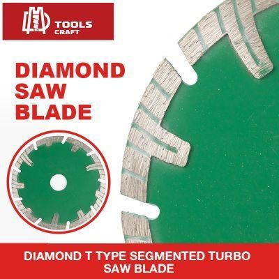 Diamond T Type Segmented Turbo Saw Blade
