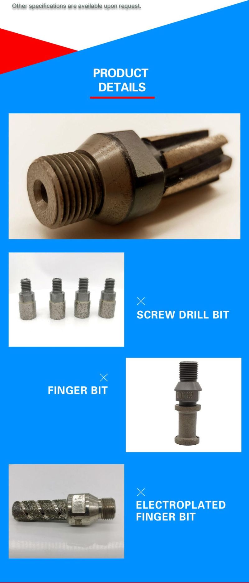 Stone Tools Milling Cutter Bit with 5 Segments for Granite Milling