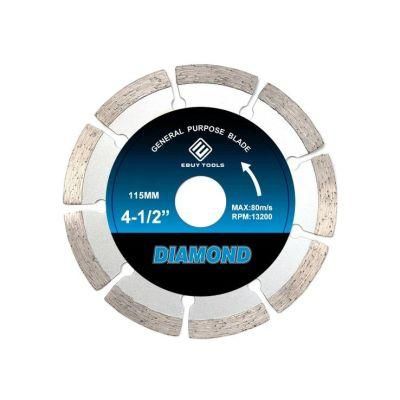 Ebuy Tools 110-115mm Circular Segmented Diamond Saw Blade Dry Cutting Disc for Granite Cutting