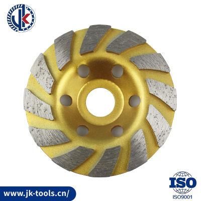 4 Inch 100mm / 105mm Turbo Diamond Grinding Tools / Diamond Cup Wheel / Diamond Wheel for Gridning Granite Marble Stone