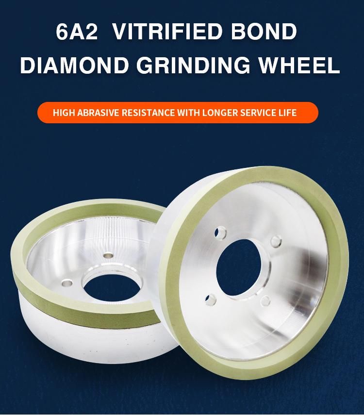 Vitrified Bond Diamond Grinding Wheel for PCBN Cutting Tools