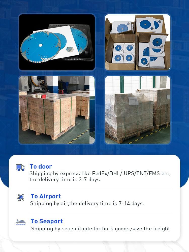 Sintered Cutter Blade Segmented Bevel Turbo Diamond Cutting Disc