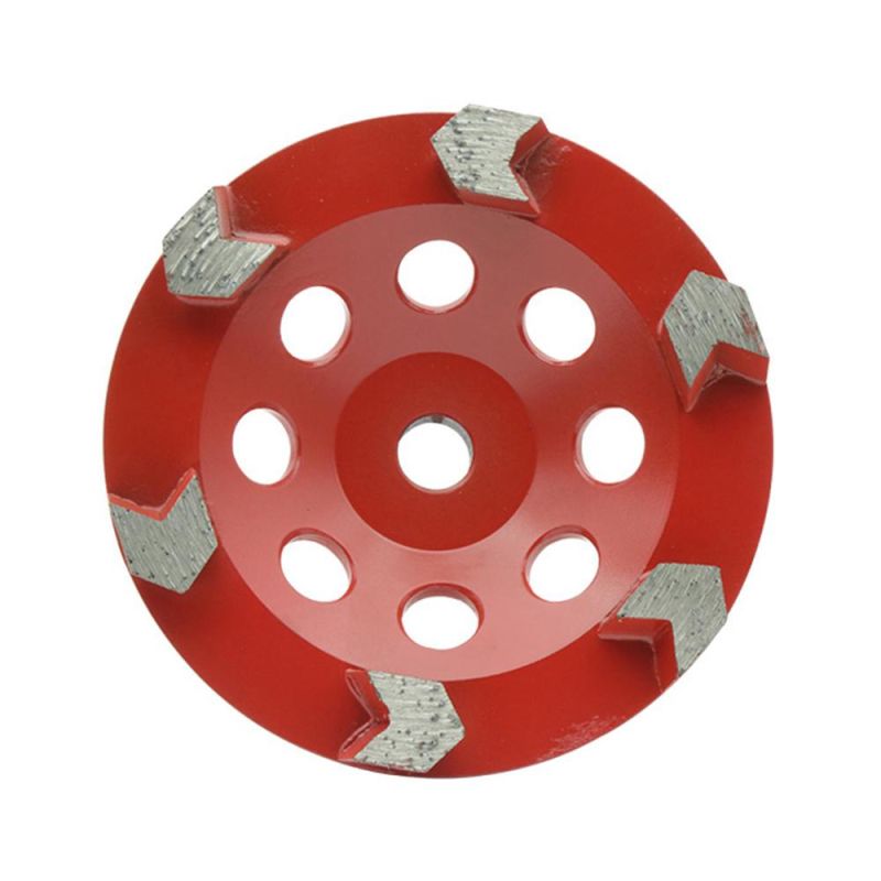 Concrete Grinding Wheel Single Row Segmented Diamond Grinding Cup Wheel