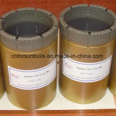 T2-86 Surface Set Diamond Core Drill Bit