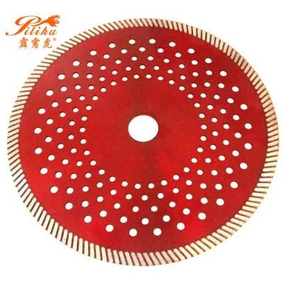 Porcelain Tools 230mm*2.0mm*7mm*22.23mm Hot Press Diamond Wet Type Turbo Blade for Porcelain and Other Hard Materials Diamond Saw Blades