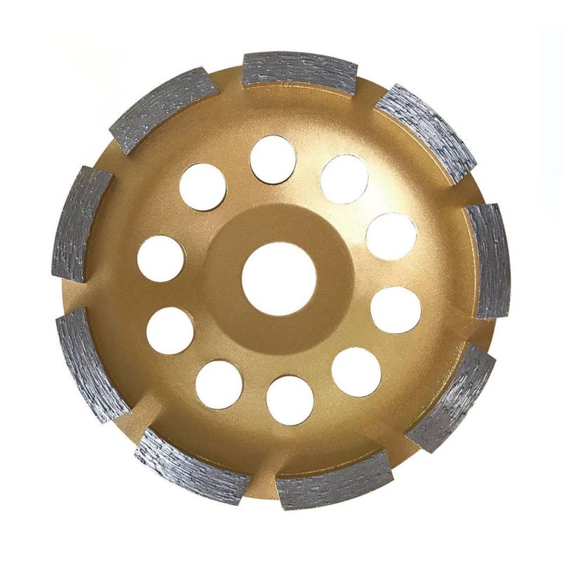 Concrete Grinding Wheel Single Row Segmented Diamond Grinding Cup Wheel