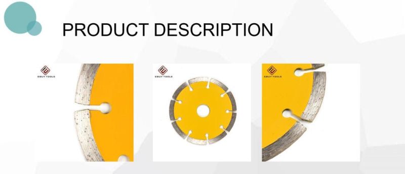 Segmented Diamond Saw Blade for Stone Cutting Tile Cutter