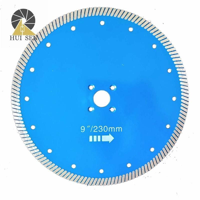 180mm 7 Inch Turbo Wet Dry Diamond Saw Blade Cutting Disc for Tile Granite and Ceramics