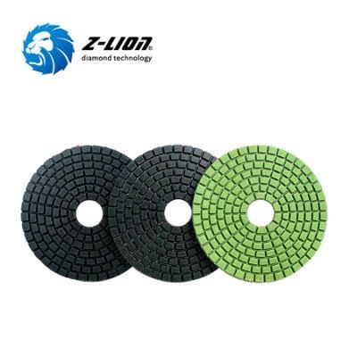 4inch 3 Steps Polishing Pad for Stone Marble Granite