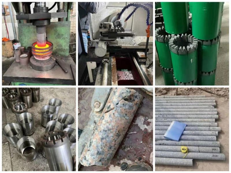 Aq Bq Nq Hq Pq T2 T6 Nq3 Pq3 Hq3 Nmlc Impregnated / Surface Set / Tungsten Carbide / PDC Rock Drilliing Diamond Core Drill Bits with High Quality