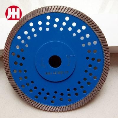 Diamond Turbo Cutting Small Saw Blade with Flange and Segments