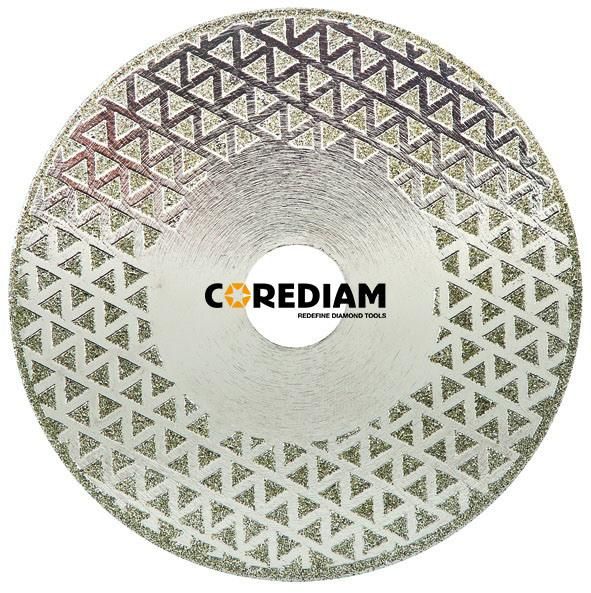 230mm Electroplated Grinding and Cutting Diamond Blade with Flange