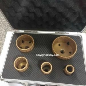 Vacuum Brazed Dry Core Drill Bit Drill Hex and M14 Connection