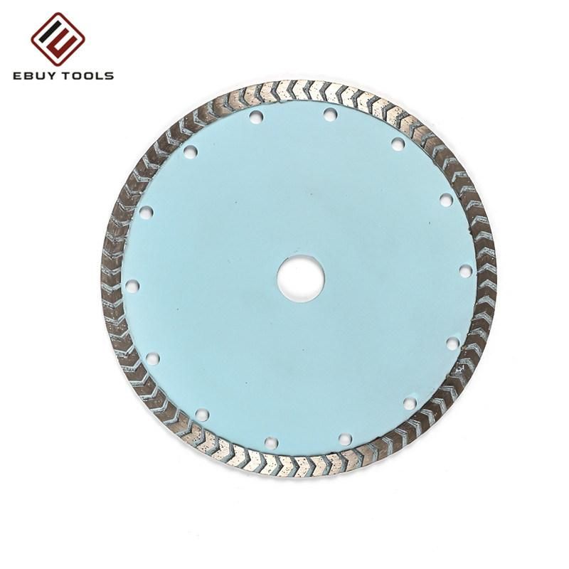115mm Hot Press Turbo Diamond Saw Blade for Cutting Porcelain