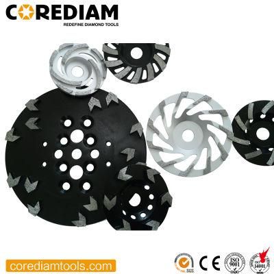 Diamond Grinding Cup Wheel with T Segements for Concrete and Masonry Materials in All Size/Diamond Grinding Cup Wheel/Diamond Tools