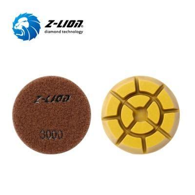 Resin Bond Wet 4inch Diamond Floor Polishing Pad Concrete Grinding Disc