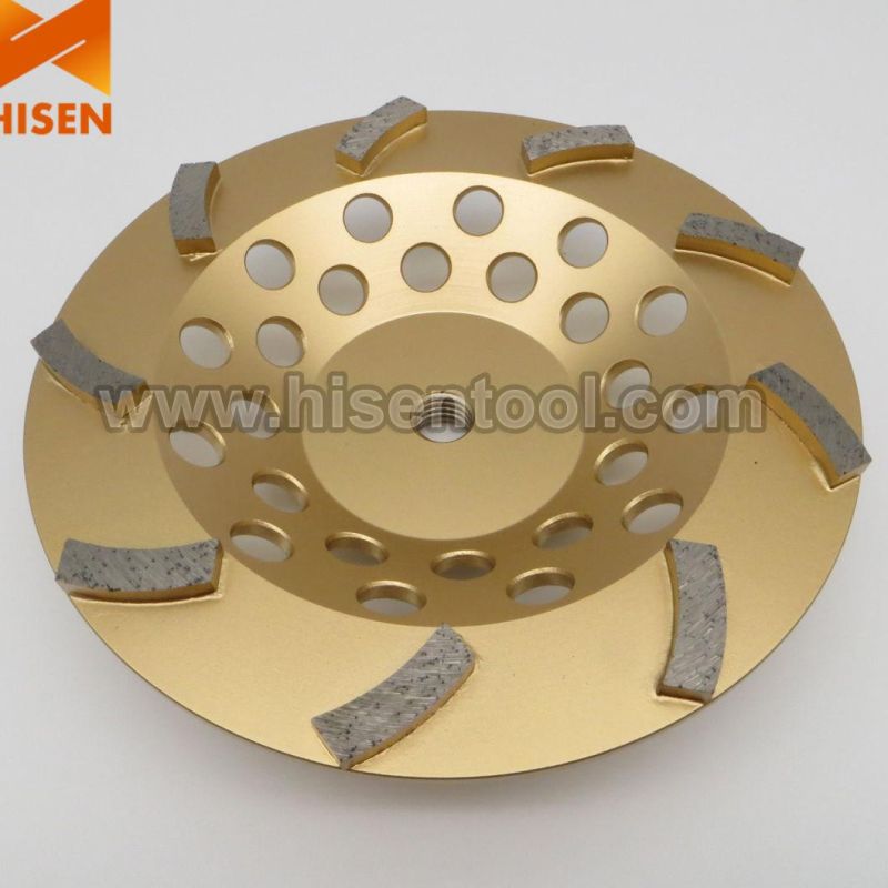 125mm Spiral Turbo Diamond Cup Wheel with 9 Segments