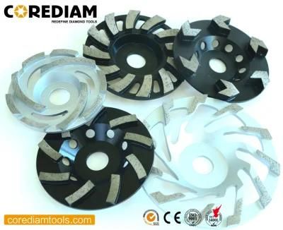 105mm-180mm Diamond L Segment Cup Wheel for Concrete and Masonry in Your Need/Diamond Grinding Cup Wheel/Diamond Tool