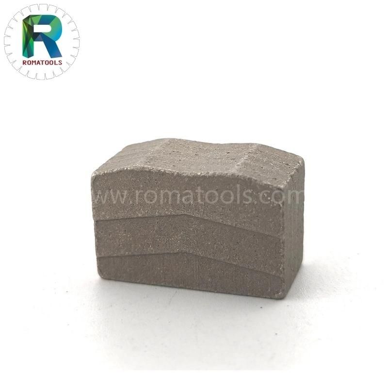 3000 24X12.5/11.5X15 mm Diamond Segments for Hard Granite Cutting