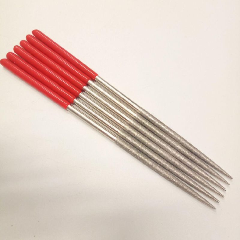 Electropldated Diamond Grinding Polishing Needle for Stone Mounted Tip Points