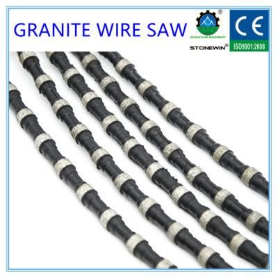 Azul Aran Granite Cutting Diamond Wire Saw