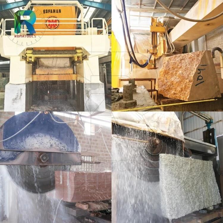 Romatools Granite Segments 24X12.5/11.5X20mm for Russia Hard Stone Cutting D2200-3000mm