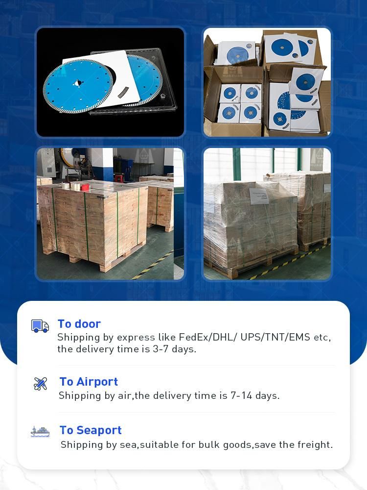 Hot Pressed Diamond Cutting Disc Turbo Saw Blade