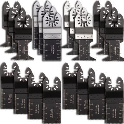 Professional 20PCS Oscillating Saw Blades Set Multitool Quick Release for Wood, Plastic, Metal